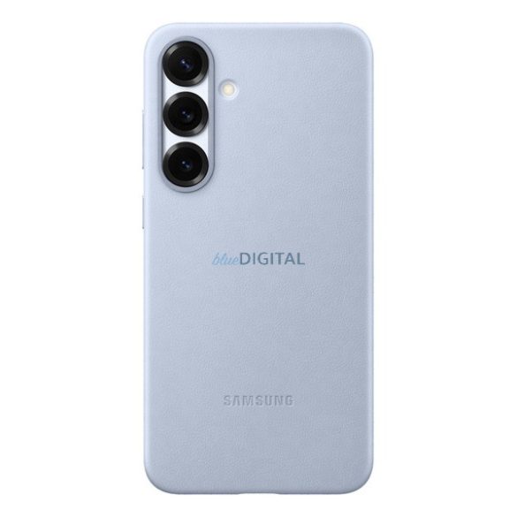 SAMSUNG plastic telefon protector (ECO piele efect spate capac) LIGHT BLUE Samsung Galaxy S25 Plus (SM-S936)
