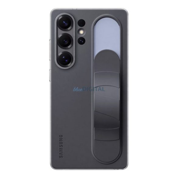 SAMSUNG silicon telefon protector (mat, built-in curea, kickstand) BLACK Samsung Galaxy S25 Ultra (SM-S938)