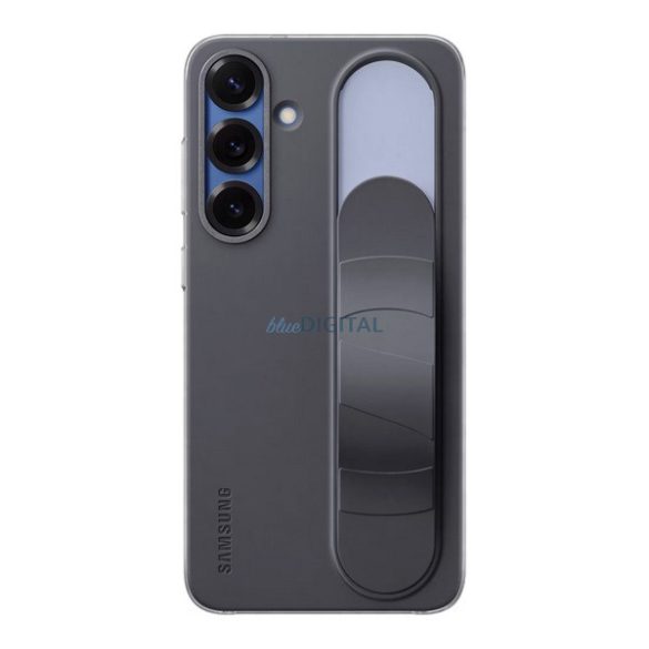 SAMSUNG silicon telefon protector (mat, built-in curea, kickstand) BLACK Samsung Galaxy S25 Plus (SM-S936)