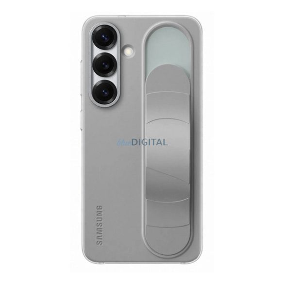 SAMSUNG silicon telefon protector (mat, built-in curea, kickstand) LIGHT GREY Samsung Galaxy S25 (SM-S931)