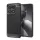 HUSĂ! - SPIGEN RUGGED ARMOR silicon telefon protector (rezistent la șocuri, bubble heel, model de carbon) BLACK Xiaomi 14T
