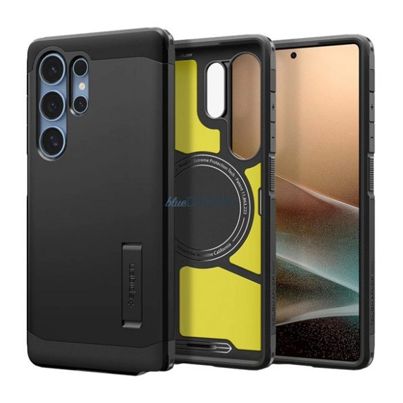 SPIGEN TOUGH ARMOR MAG plastic protector de telefon (rezistent la șocuri, amortizor, MagSafe) BLACK Samsung Galaxy S25 Ultra (SM-S938)