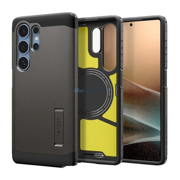 SPIGEN TOUGH ARMOR MAG plastic protector de telefon (rezistent la șocuri, anti-reflexie, MagSafe) MARO Samsung Galaxy S25 Ultra (SM-S938)