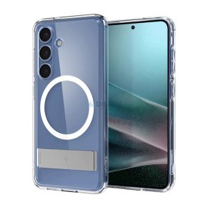 SPIGEN ULTRA HYBRID S plastic protector de telefon (rezistent la șocuri, bubble cadru, suport, MagSafe) pentru Samsung Galaxy S25 (SM-S931)
