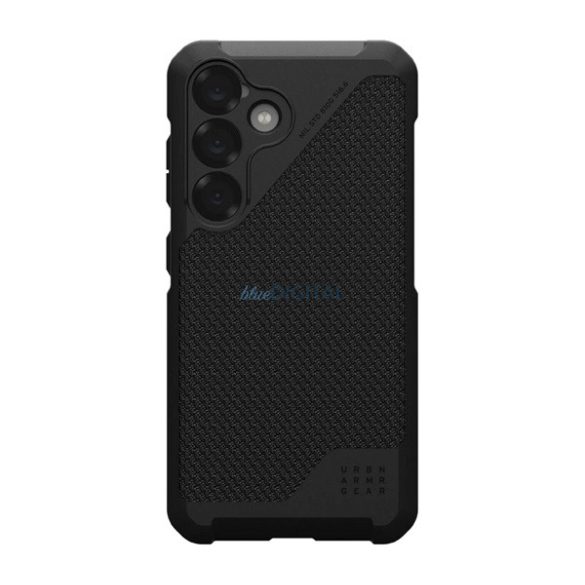 UAG METROPOLIS LT Silicon Phone Protector (rezistență ridicată la impact, MagSafe, model țesut) BLACK Samsung Galaxy S25 (SM-S931)