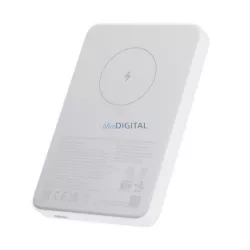   XIAOMI MAGNETIC încărcător de urgență cu priză Type-C (5000mAh, 20W, încărcător rapid, wireless) ALB