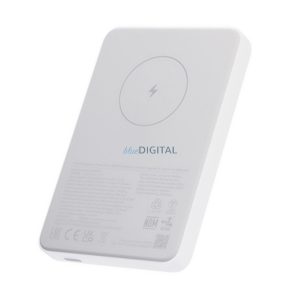 XIAOMI MAGNETIC încărcător de urgență cu priză Type-C (5000mAh, 20W, încărcător rapid, wireless) ALB