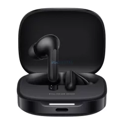   XIAOMI REDMI BUDS 6 căști bluetooth Stereo (v5.4, TWS, anulare activă a zgomotului, microfon + încărcător) NEGRU