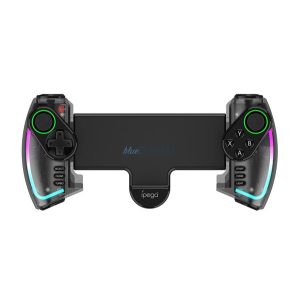 Controler fără fir IPEGA (v5.0, baterie 300mAh, RGB, compatibil iOS/Android/PC/PS3/Nintendo Switch) NEGRU
