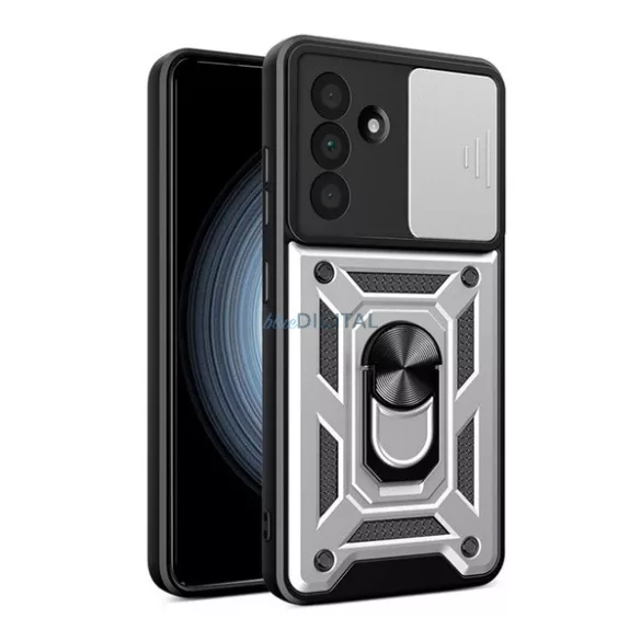 HUSĂ! - Protector de telefon din silicon Defender (rezistent la șocuri, inel de reținere, protector pentru cameră) EZÜST Samsung Galaxy A36 5G (SM-A366)