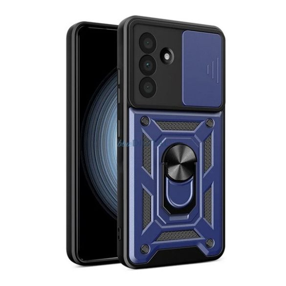 Protector de telefon din silicon Defender (rezistent la șocuri, inel de reținere, protector pentru cameră) Samsung Galaxy A56 5G (SM-A566) CLAR