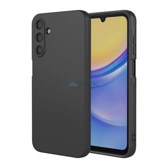 Husă siliconică pentru telefon (mată) NEGRU Samsung Galaxy A56 5G (SM-A566)