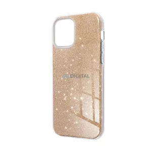 HUSĂ! - Silicon protector de telefon (interior din plastic, spate lucios) GOLD Samsung Galaxy A36 5G (SM-A366)
