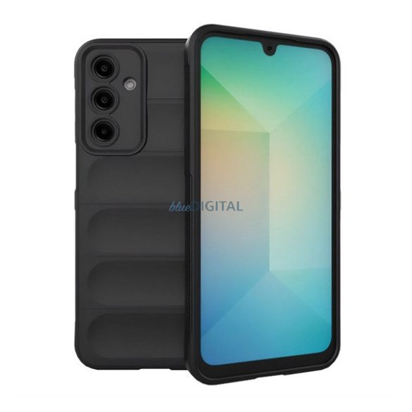 Silicon protector de telefon (rezistent la șocuri, protecție cameră 3D) BLACK Samsung Galaxy A56 5G (SM-A566)