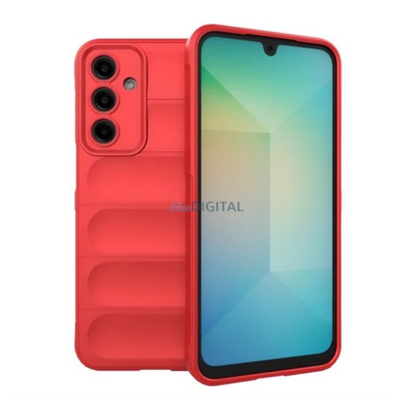 Protecție siliconică pentru telefon (rezistență la șocuri, protecție cameră, 3D) PIROS Samsung Galaxy A56 5G (SM-A566)
