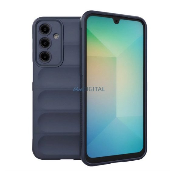 Silicon protector de telefon (rezistență la șocuri, protecția camerei, 3D) CUTTING BLUE Samsung Galaxy A36 5G (SM-A366)