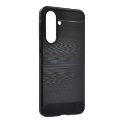   HUSĂ! - Silicon protector de telefon (rezistent la impact, bubble heel, periat, model de carbon) BLACK Samsung Galaxy A36 5G (SM-A366)