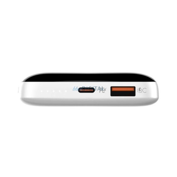 Încărcător rapid LDNIO USB+Type-C (10000mAh, 22.5W, 3A, încărcător rapid PD, indicator LED) NEGRU