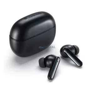 MOTOROLA BUDS 125 căști bluetooth Stereo (v5.2, TWS, microfon, anulare zgomot, IPX5 + încărcător) NEGRU