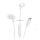 MOTOROLA EARBUDS 3C-s Căști STAR (Type-C, microfon, buton de înregistrare) ALB