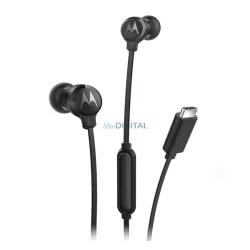   MOTOROLA EARBUDS 3C-s Căști stereo (Type-C, microfon, buton de înregistrare) NEGRU