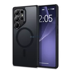   HUSĂ! - ESR CH HALOLOCK silicon protector de telefon (rezistent la șocuri, bubble heel, MagSafe) BLACK Samsung Galaxy S25 Ultra (SM-S938)