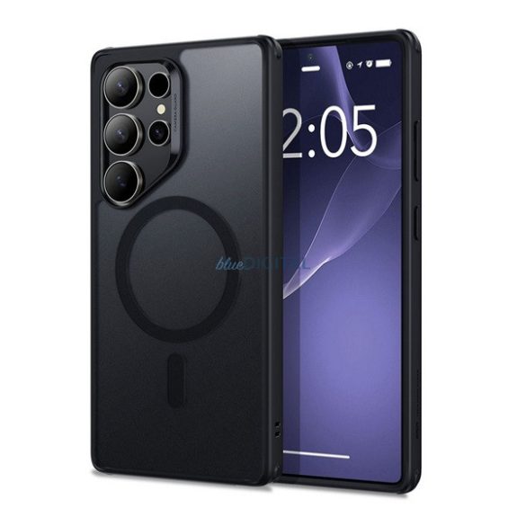 ESR CH HALOLOCK silicon protector de telefon (rezistent la șocuri, bubble heel, MagSafe) BLACK Samsung Galaxy S25 Ultra (SM-S938)