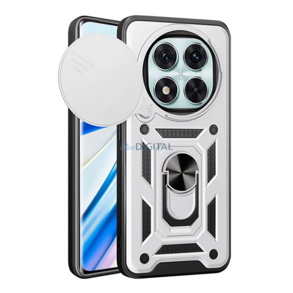 Protector de telefon din silicon Defender (rezistent la șocuri, inel de reținere, protector de cameră) EZÜST Xiaomi Redmi Note 14 Pro 5G