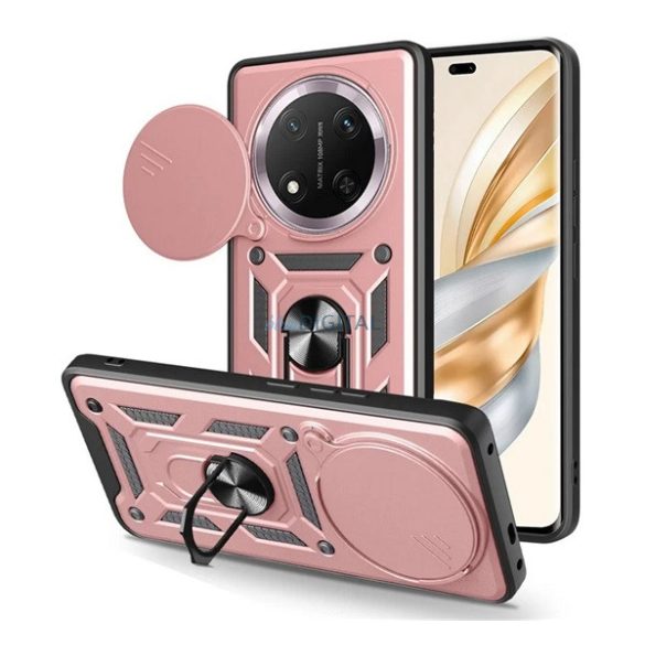 Protector de telefon din silicon Defender (rezistent la șocuri, inel de reținere, protector de cameră) GOLDEN Honor Magic7 Lite