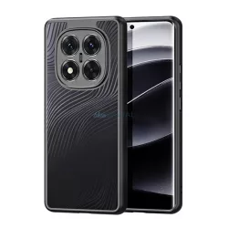   HUSĂ! - DUX DUCIS AIMO silicon telefon protector (rezistent la șocuri, protecția camerei, mat, val) BLACK Xiaomi Redmi Notă 14 Pro Plus 5G