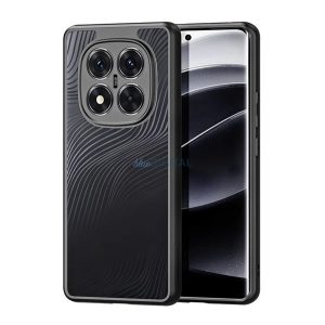 DUX DUCIS AIMO silicon telefon protector (rezistent la șocuri, protecția camerei, mat, val) BLACK Xiaomi Redmi Notă 14 Pro Plus 5G