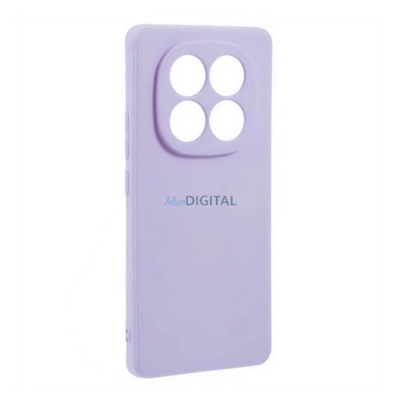 Capac de telefon din silicon (mat) LILA Xiaomi Redmi Notă 14 Pro Plus 5G