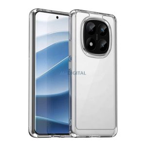 Silicon protector de telefon (rezistent la șocuri, spate transparent) pentru Xiaomi Redmi Notă 14 Pro Plus 5G