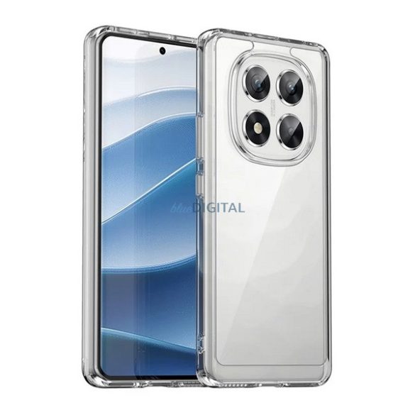Silicon protector de telefon (rezistent la șocuri, spate transparent) pentru Xiaomi Redmi Notă 14 Pro 5G