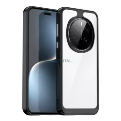   HUSĂ! - Silicon protector de telefon (rezistent la șocuri, spate transparent) BLACK Honor Magic7 Pro