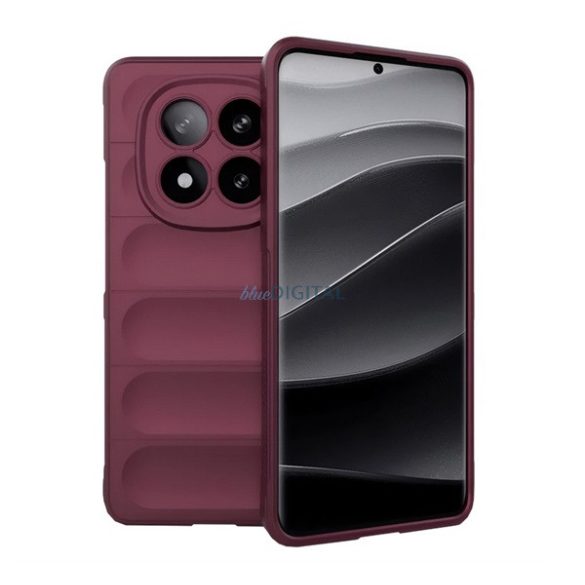 Silicon protector de telefon (rezistent la șocuri, protecția camerei, 3D) BORDO Xiaomi Redmi Notă 14 Pro Plus 5G
