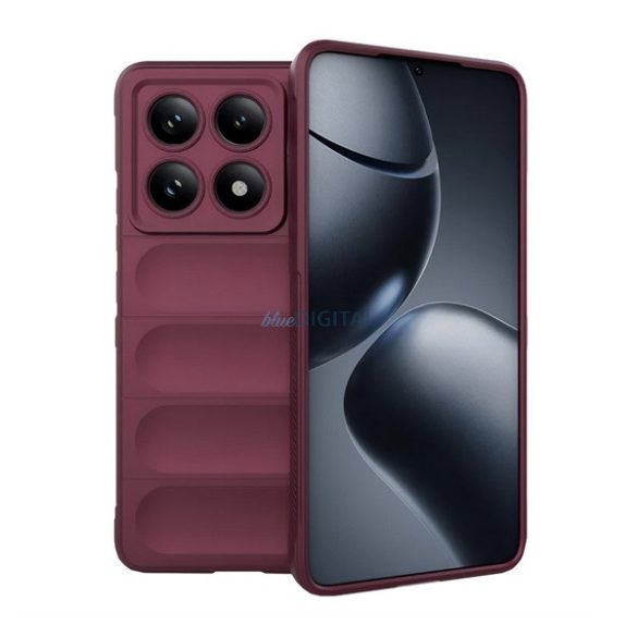 Silicon protector de telefon (rezistent la șocuri, protecția camerei, 3D) BORDO Xiaomi Redmi Notă 14 Pro 5G