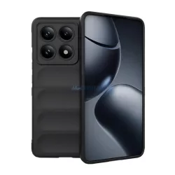   HUSĂ! - Silicon protector de telefon (rezistent la șocuri, protecția camerei, 3D) BLACK Xiaomi Redmi Notă 14 Pro 5G
