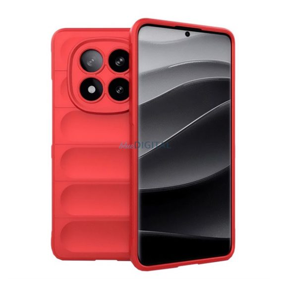 Silicon protector de telefon (rezistent la șocuri, protecția camerei, 3D) PIROS Xiaomi Redmi Notă 14 Pro Plus 5G