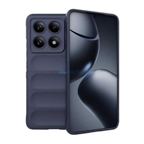 Silicon protector de telefon (rezistent la șocuri, protecția camerei, 3D) CUTTING BLUE Xiaomi Redmi Notă 14 Pro 5G