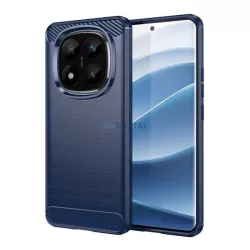   HUSĂ! - Silicon protector de telefon (rezistent la șocuri, bubble heel, periat, model de carbon) CUTTING BLOCK Xiaomi Redmi Notă 14 Pro Plus 5G