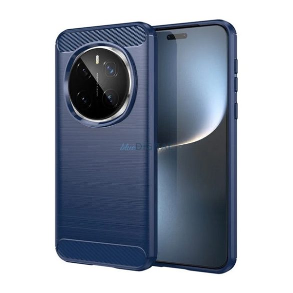 Silicon protector de telefon (rezistență la impact, bubble heel, periat, model de carbon) CUTTING BLOCK Honor Magic7 Pro