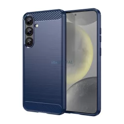   HUSĂ! - Silicon protector de telefon (rezistent la impact, călcâi pernă de aer, periat, model de carbon) CUTTING BLOCK Samsung Galaxy S25 Plus (SM-S936)