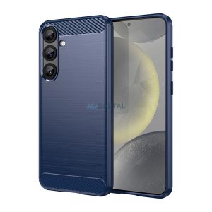 Silicon protector de telefon (rezistent la impact, călcâi pernă de aer, periat, model de carbon) CUTTING BLOCK Samsung Galaxy S25 Plus (SM-S936)