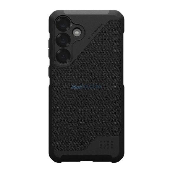 UAG METROPOLIS LT Silicone Phone Protector (rezistență ridicată la impact, MagSafe, model țesut) BLACK Samsung Galaxy S25 Plus (SM-S936)
