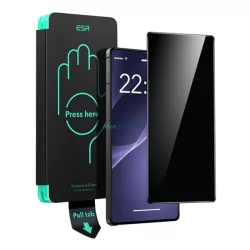   ESR ecran protector de sticlă (2.5D, 0.33mm, 9H, anti-orbire + cadru) BLACK Samsung Galaxy S25 Ultra (SM-S938)
