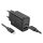HOCO N61 Încărcător AC USB+Type-C (20W, încărcător rapid PD 3.0 + cablu Lightning) NEGRU