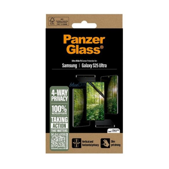 PANZERGLASS ECO MATRIX 4-WAY ecran protector de film (mat, anti-orbire + cadru) pentru Samsung Galaxy S25 Ultra (SM-S938)