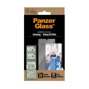 PANZERGLASS ecran protector din sticlă (3D, rezistent la impact, 9H) pentru Samsung Galaxy S25 Ultra (SM-S938)