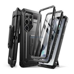   HUSĂ! - SUPCASE UNICORN BEETLE PRO protecție din plastic pentru telefon (protecție 360°, rezistent la șocuri, capac frontal din plastic) BLACK Samsung Galaxy S25 Ultra (SM-S938)